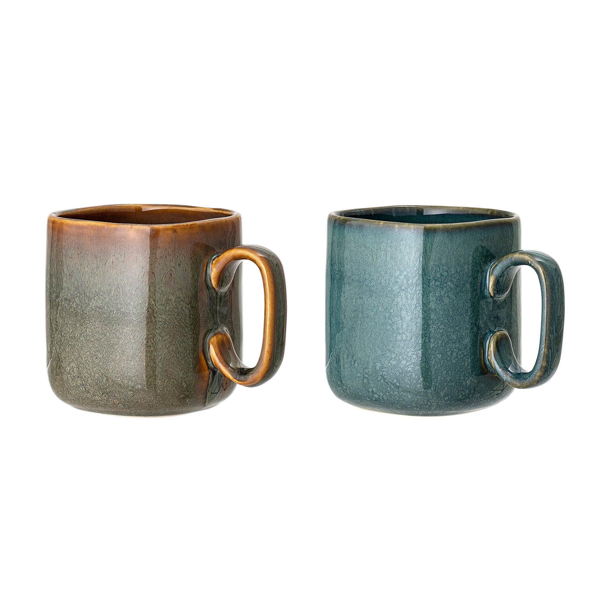 Green Ceramic Mug Set (x2)