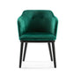 Green Velour Armchair