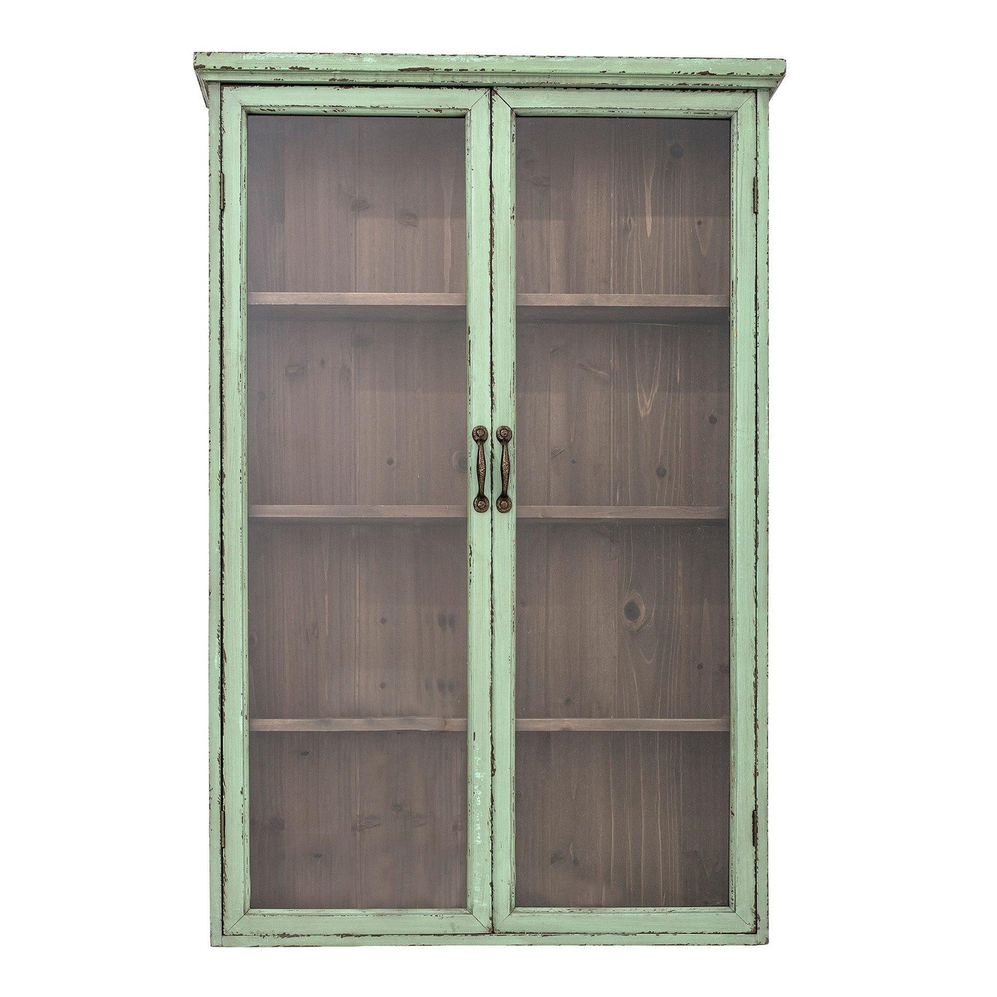 Green Wood Cabinet