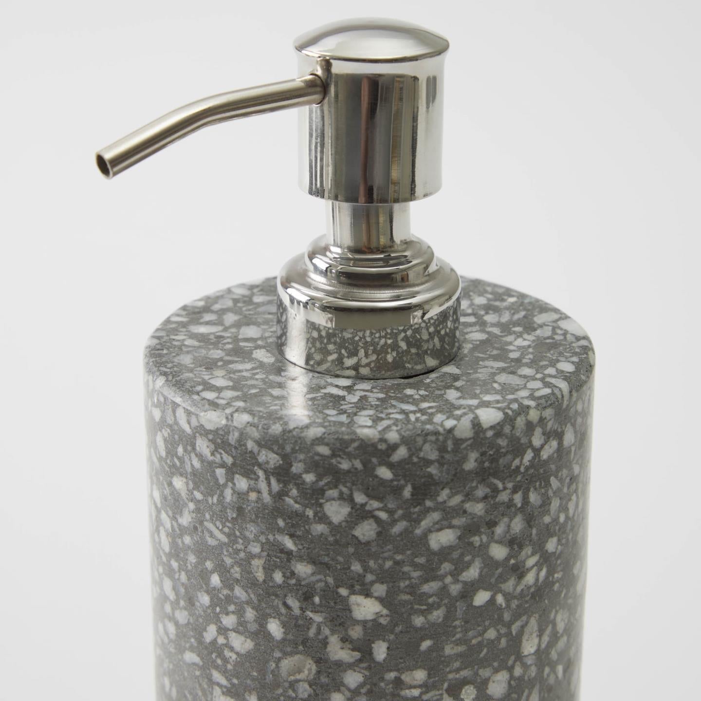Grey Terrazzo Soap Dispenser