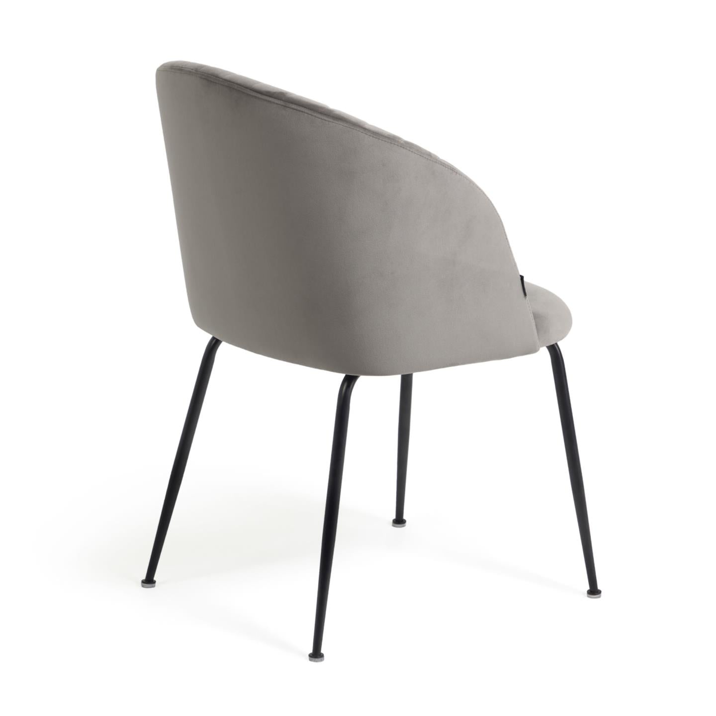 Grey Velour Chair
