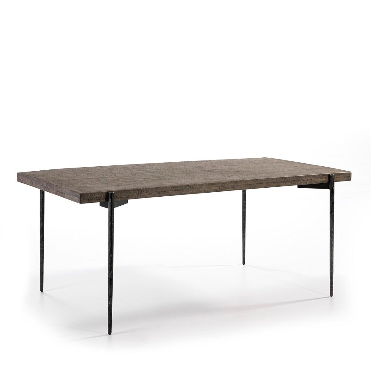 Grey Wood Dining Table