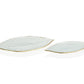Handmade Glass Leaf Plate