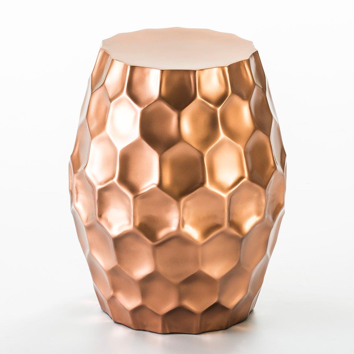 Hexagonal Bronze Iron Stool