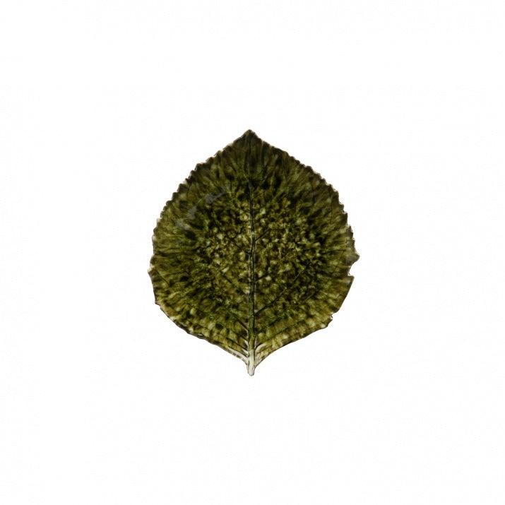 Hydrangea Leaf Ceramic Plate