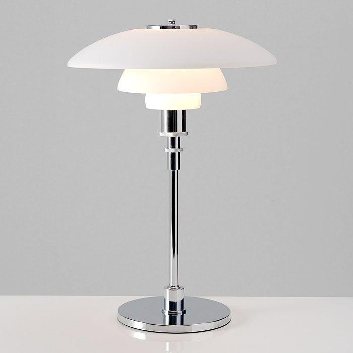 Iron Table Lamp W/Glass