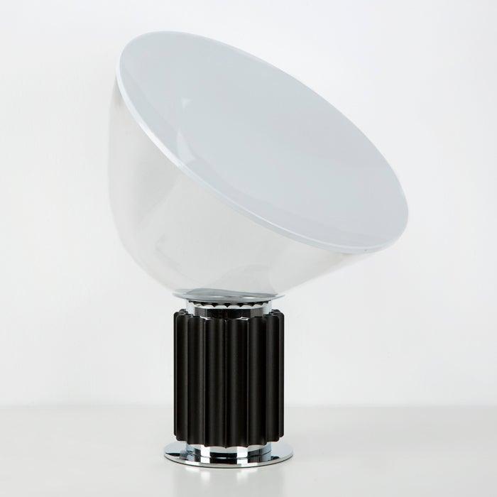 Iron Table Lamp W/White Glass