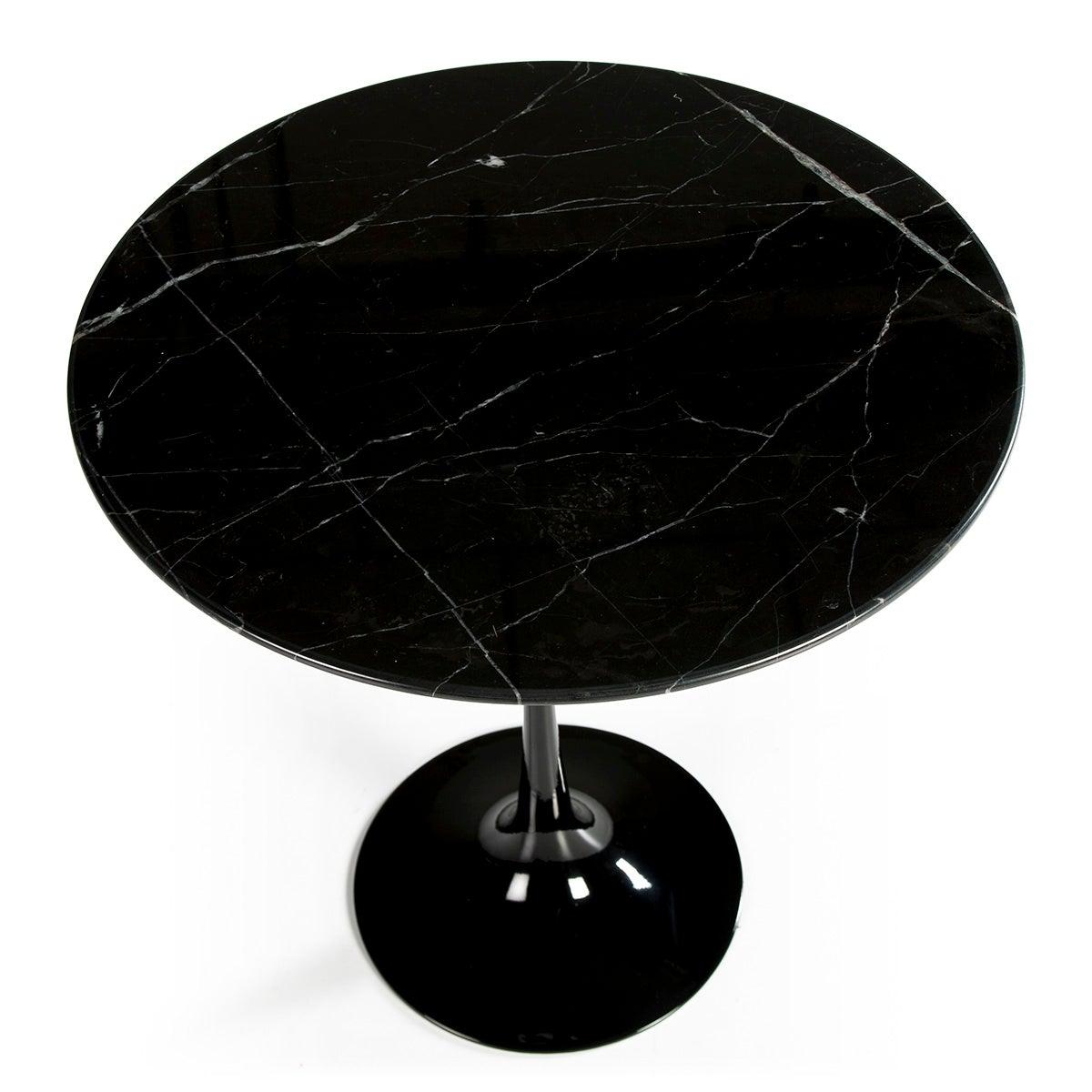 Marble Side Table W/Acrylic