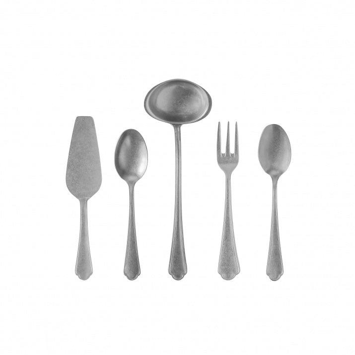 Matte Stainless Iron Cutlery Set (x113)