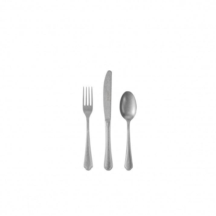 Matte Stainless Iron Cutlery Set (x113)