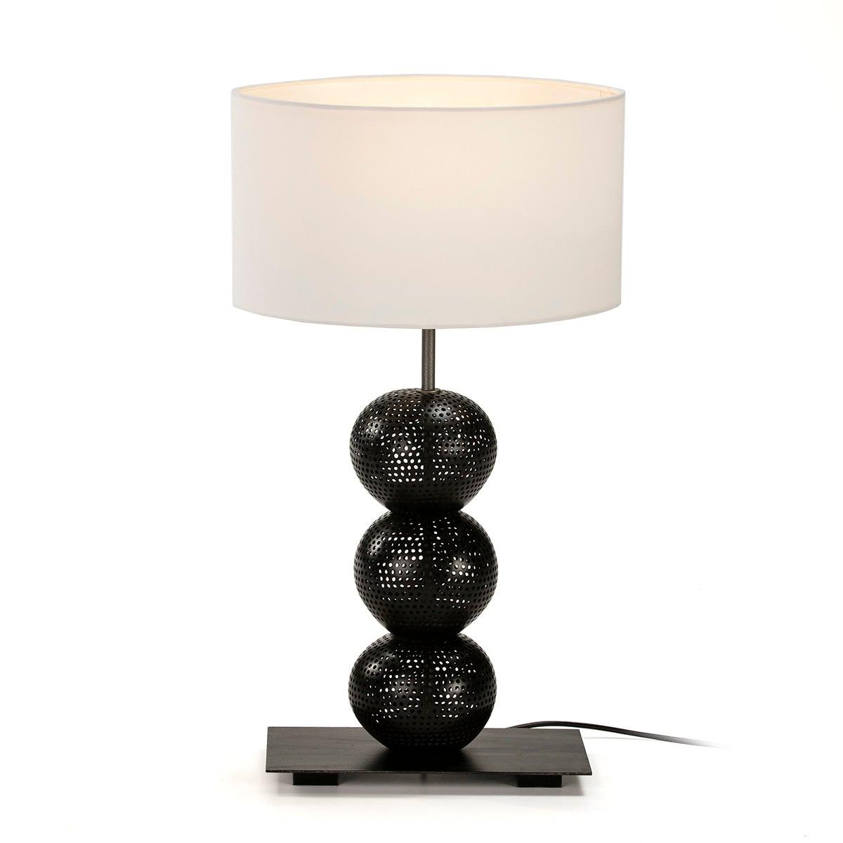 Metal Table Lamp W/Lampshade