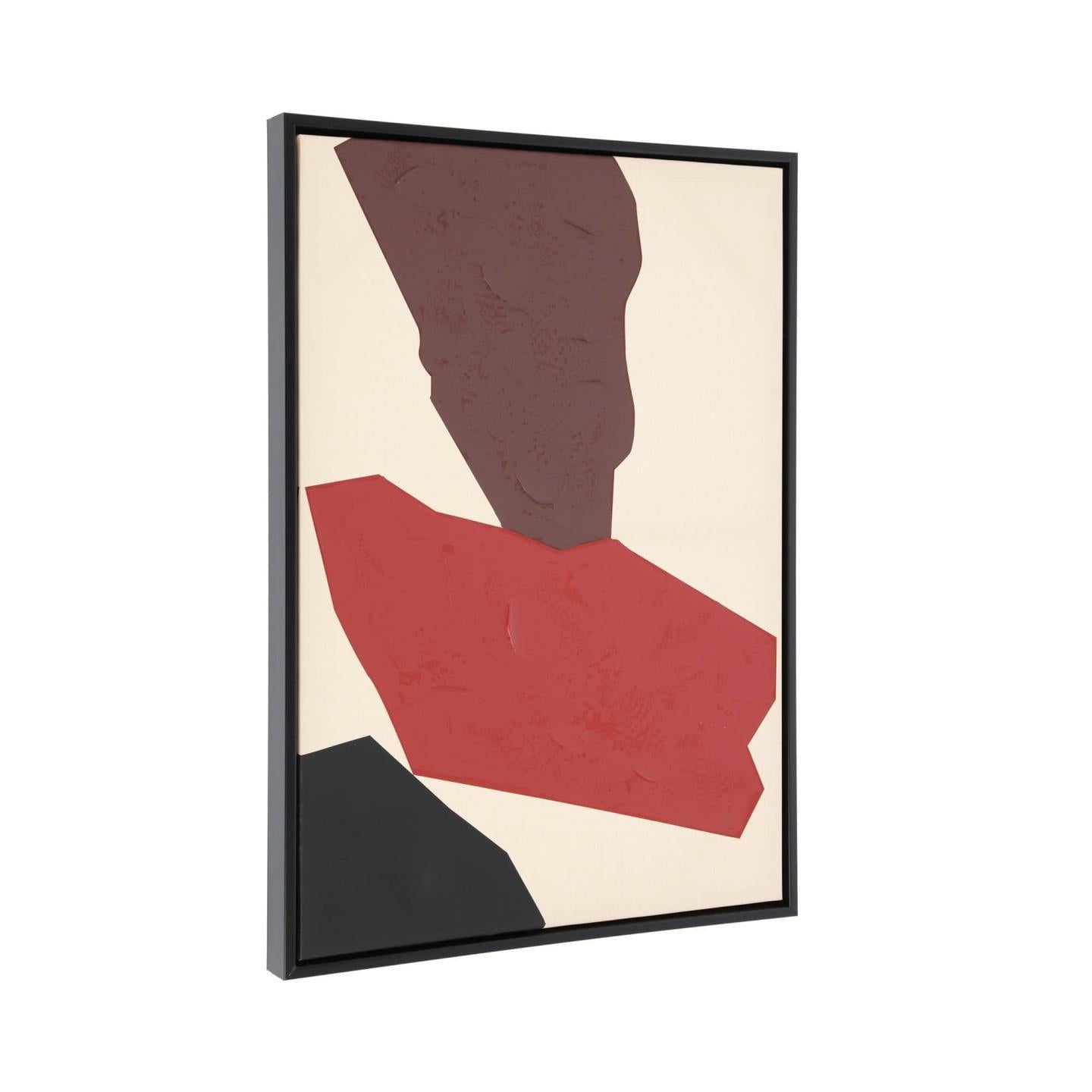 Multicolor Canvas W/Black Frame
