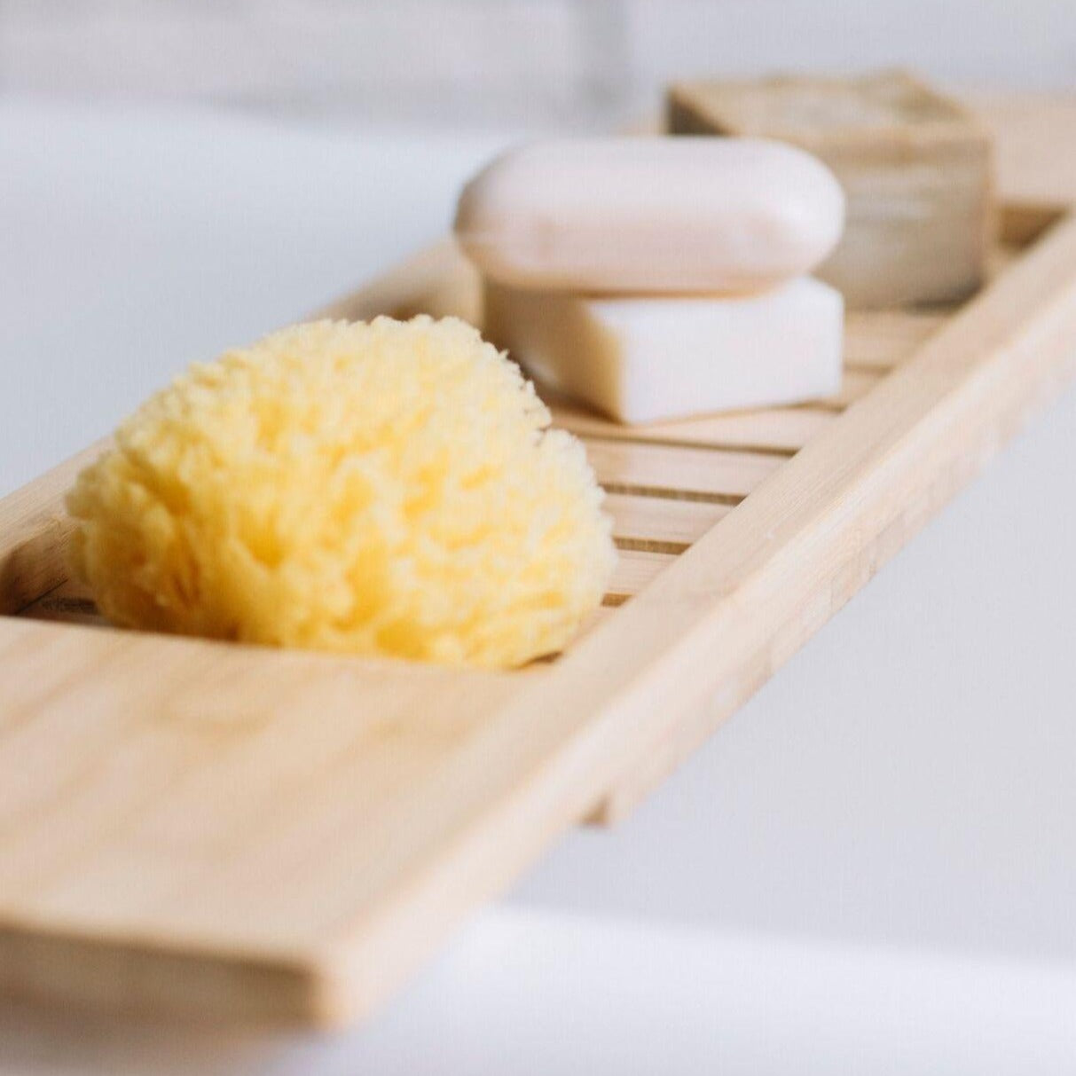 Nature Bamboo Bath Tray