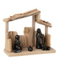 Nature Wood Nativity Scene