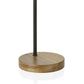 Nature Wood Table Lamp W/ Brass