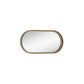 Oval Gold Iron Mirror