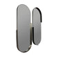 Oval Iron Mirror Set (x2)