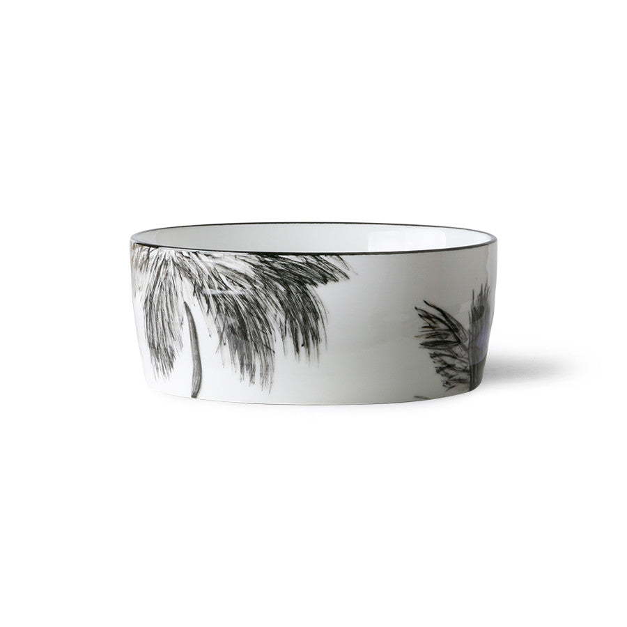 Palms Ceramic Bowl