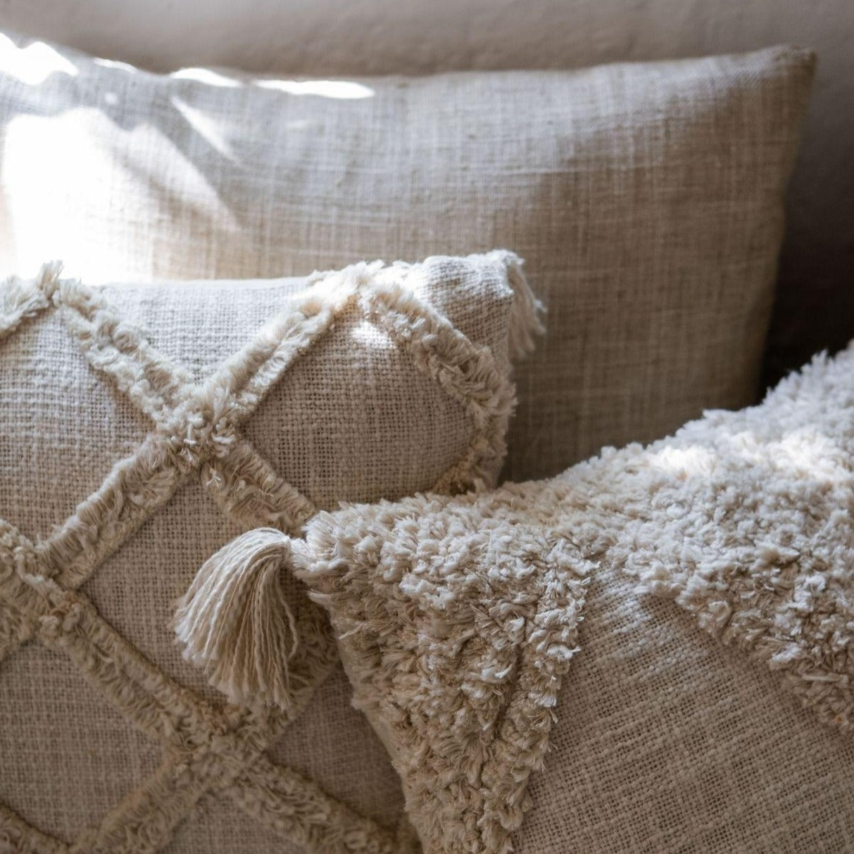 Pompom Cotton Pillow