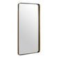 Rectangular Gold Metal Mirror