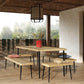 Rectangular Wood Dining Table