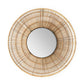 Round Rattan Mirror