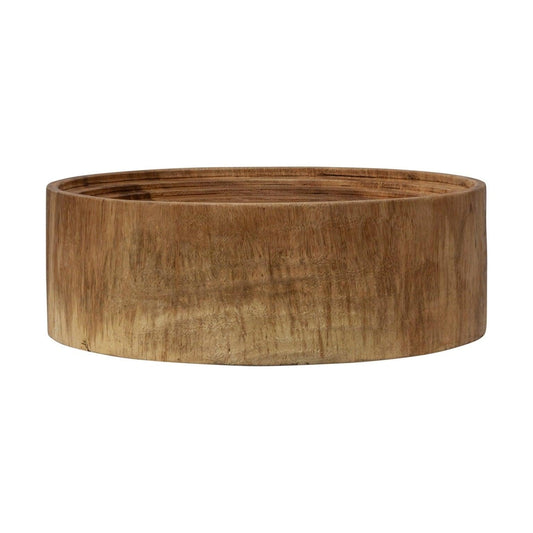 Round Wood Centerpiece