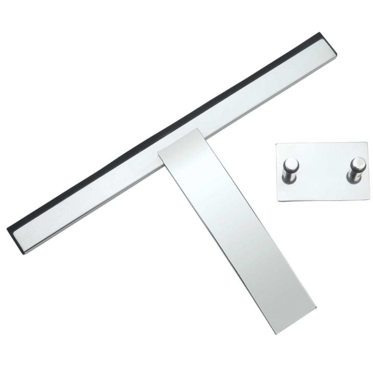 Silver Iron Squeegee W/Support