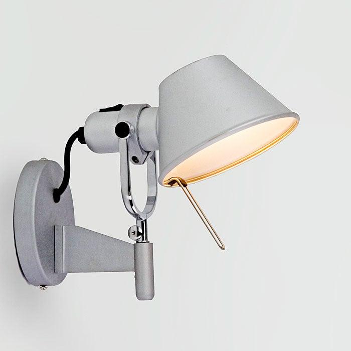 Silver Metal Wall Lamp