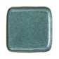 Square Green Ceramic Plate Set (x6)