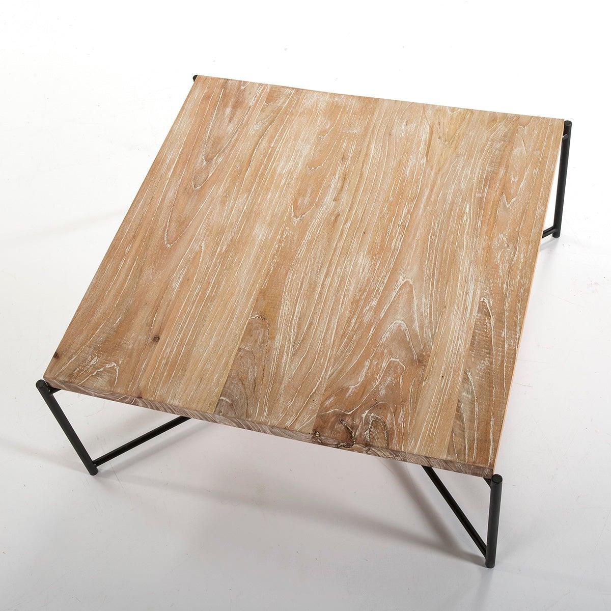 Square Wood Coffee Table