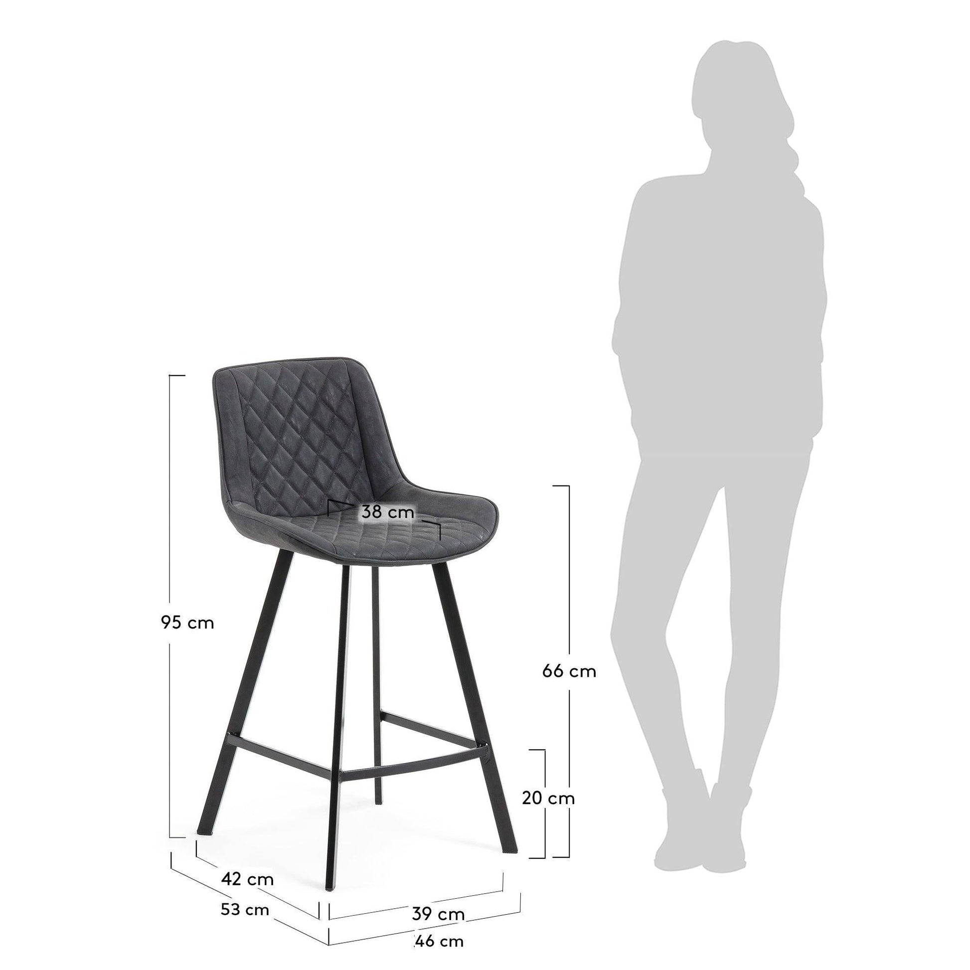 Synthetic Leather Barstool