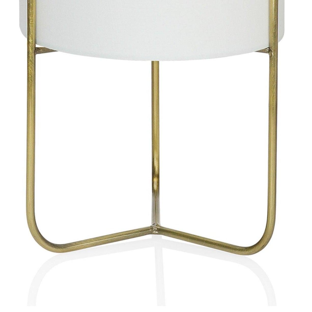 Tripod Gold Brass Table Lamp