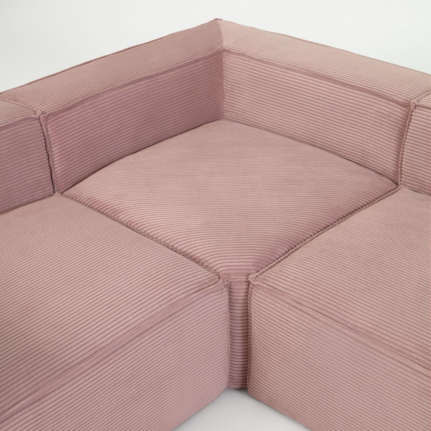 Velour Seater Corner Sofa