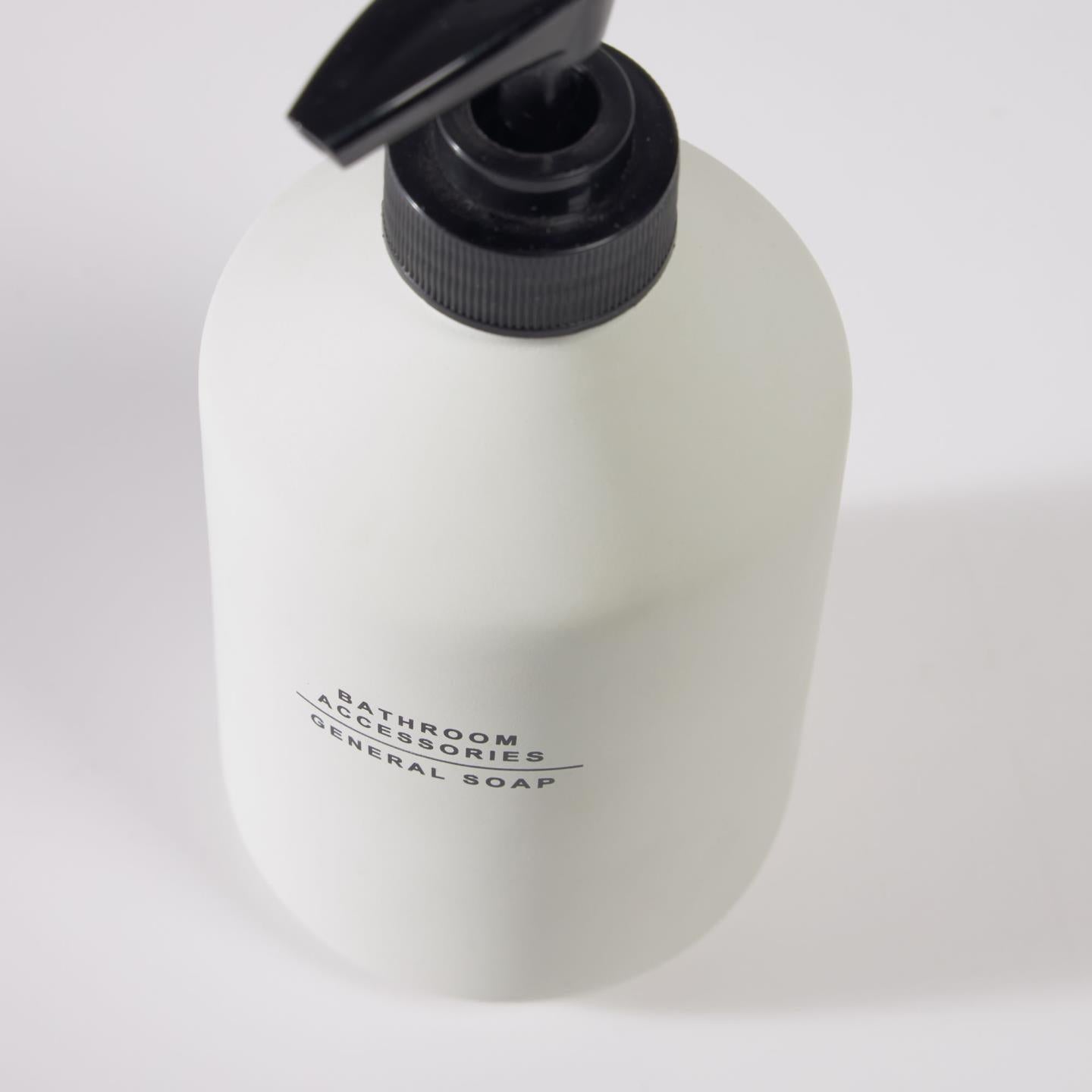 White Acrylic Soap Dispenser