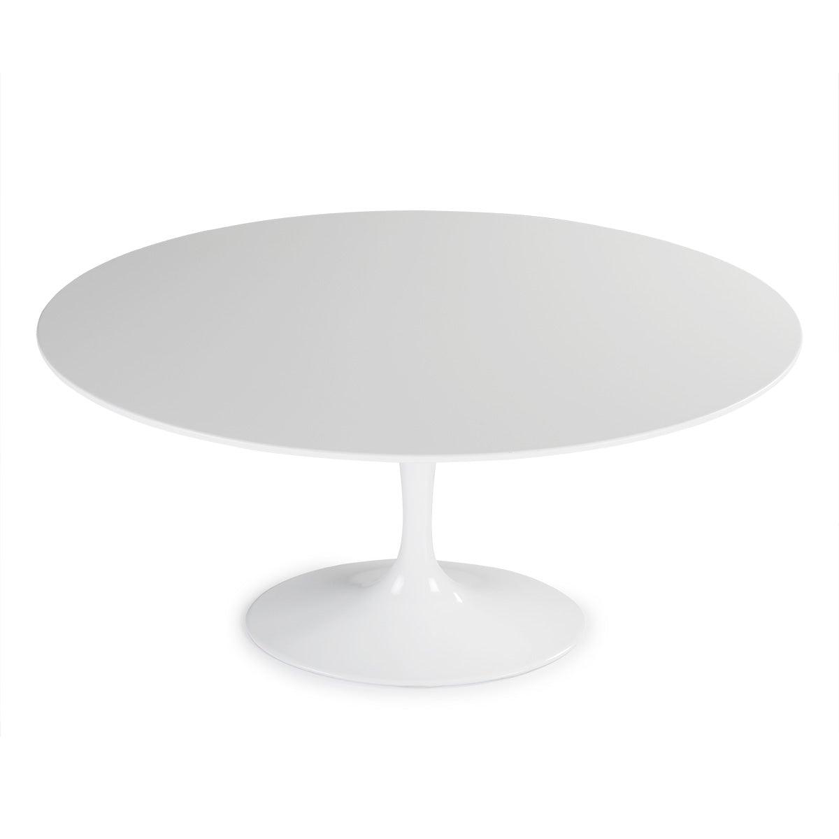 White Aluminium Dining Table