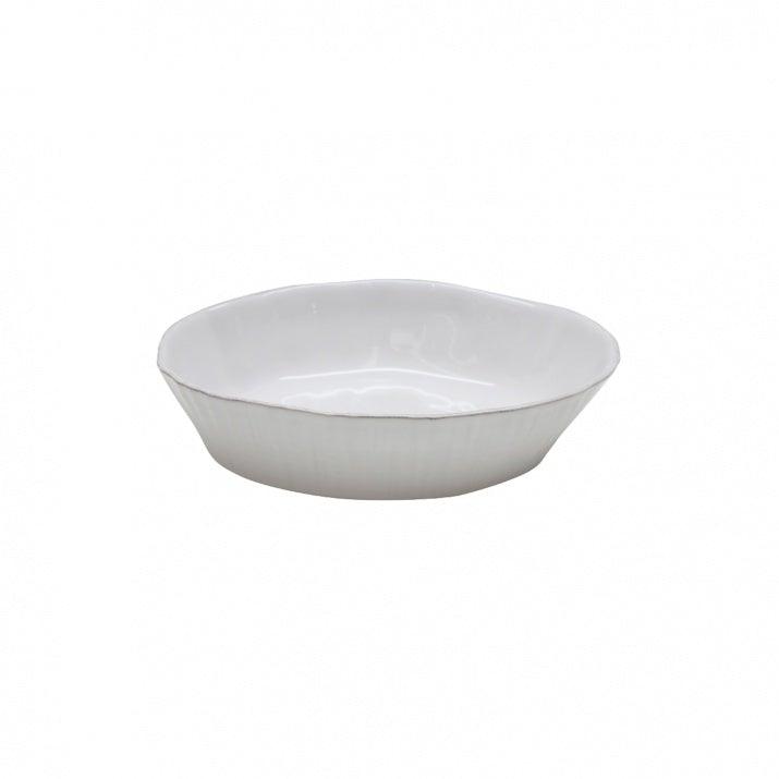 White Ceramic Salad Bowl