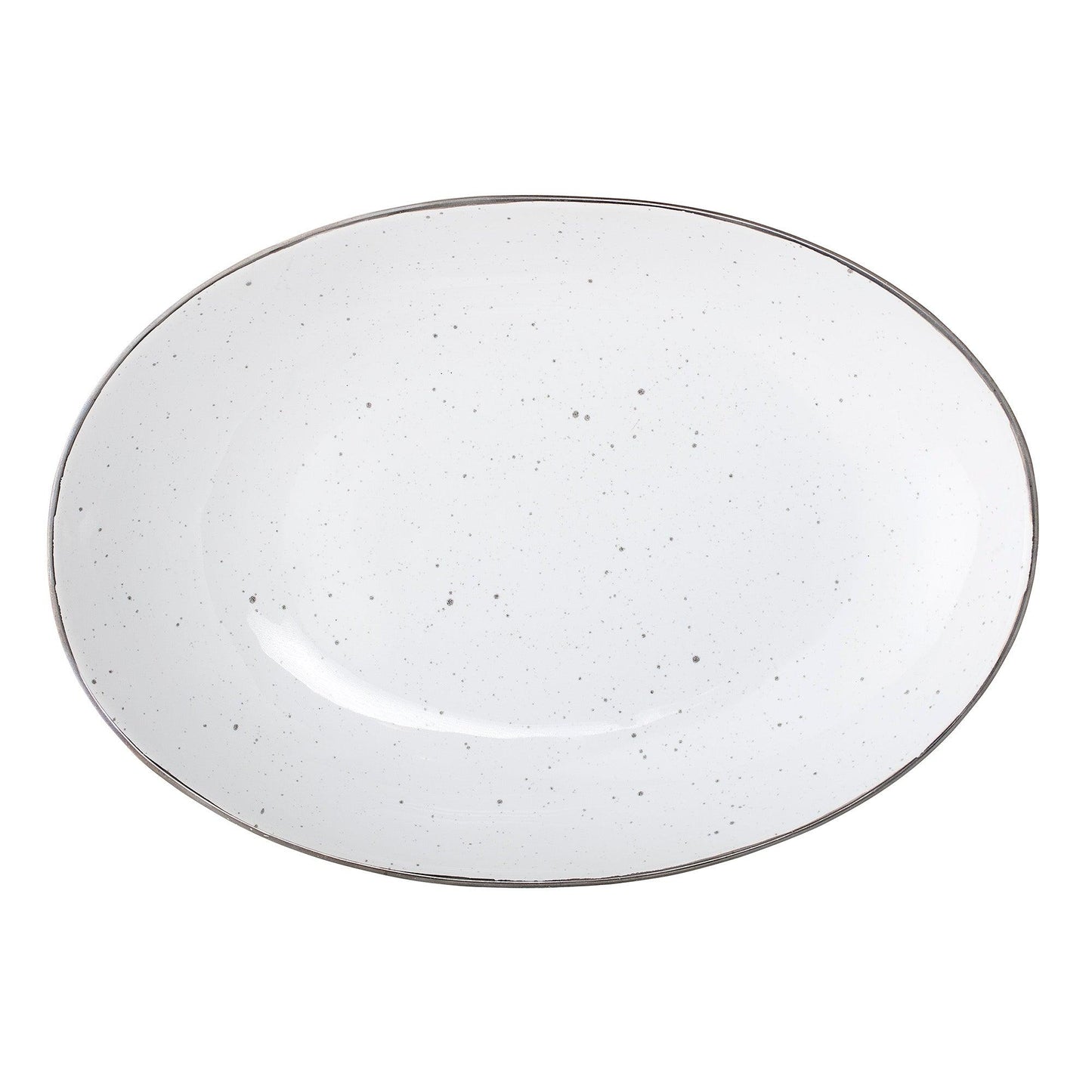 White Ceramic Serving Plate