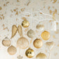 White Glass Christmas Baubles Set (x6)