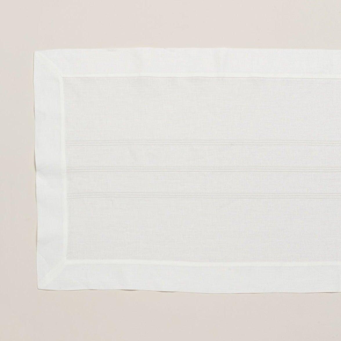 White Linen Table Runner Set (x2)