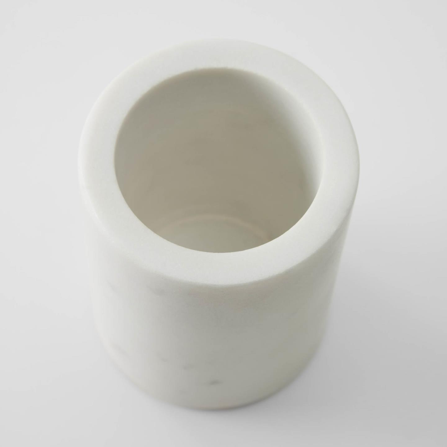 White Marble Bathroom Cup
