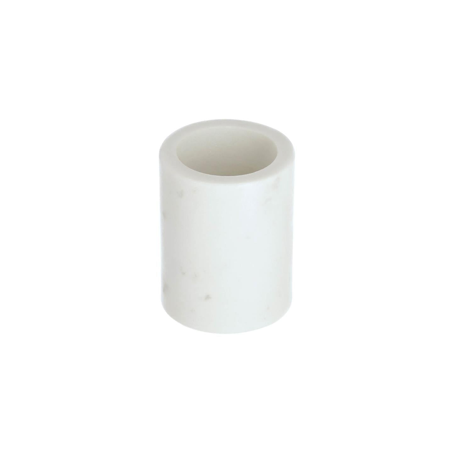 White Marble Bathroom Cup