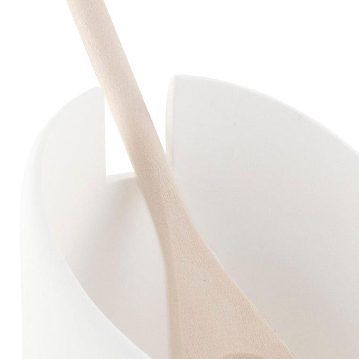 White PVC Spoon Holder
