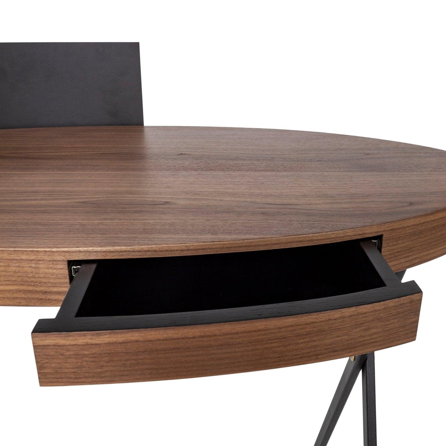 Wood Desk W/Partition
