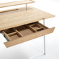 Wood Desk W/Shelve