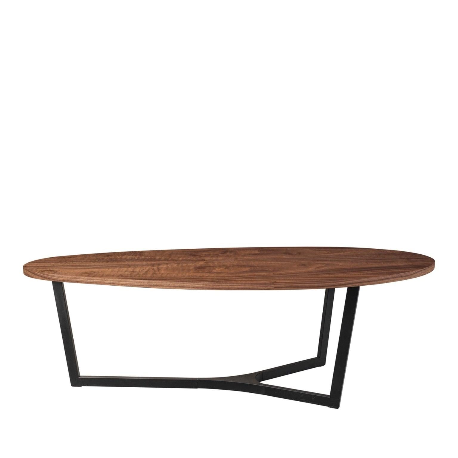 Wood Dining Table W/Metal