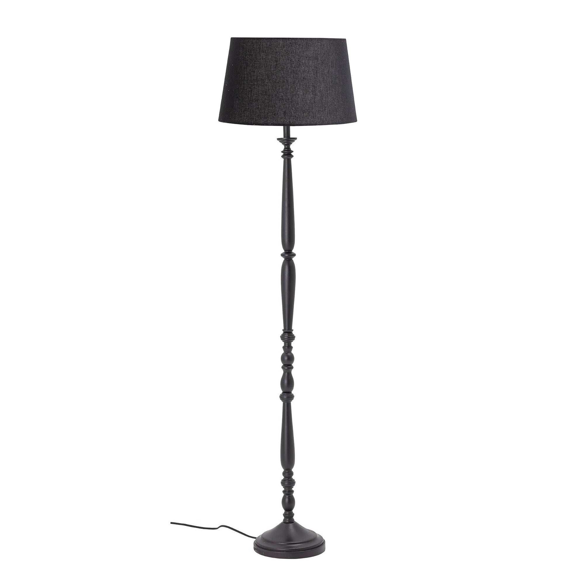 Wood Floor Lamp W/Lampshade