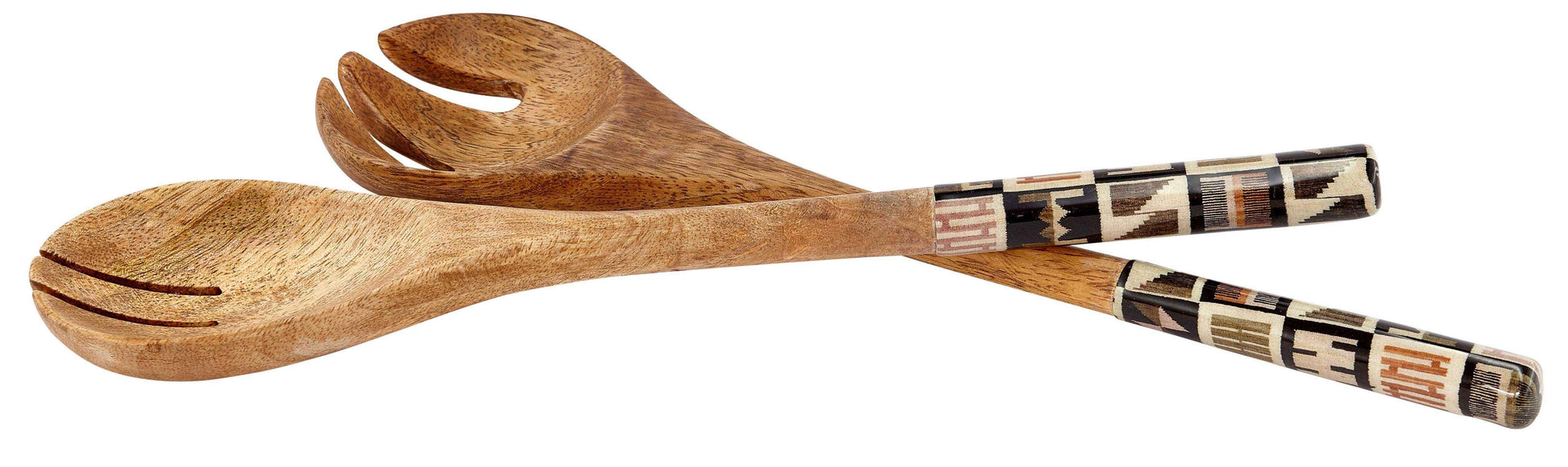 Wood Serving Spoon Set (x2)
